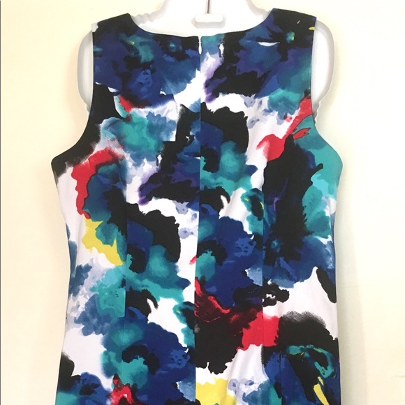 Mario Serrani Women's Multicolor Shift Dress - 12 - Picture 4 of 8